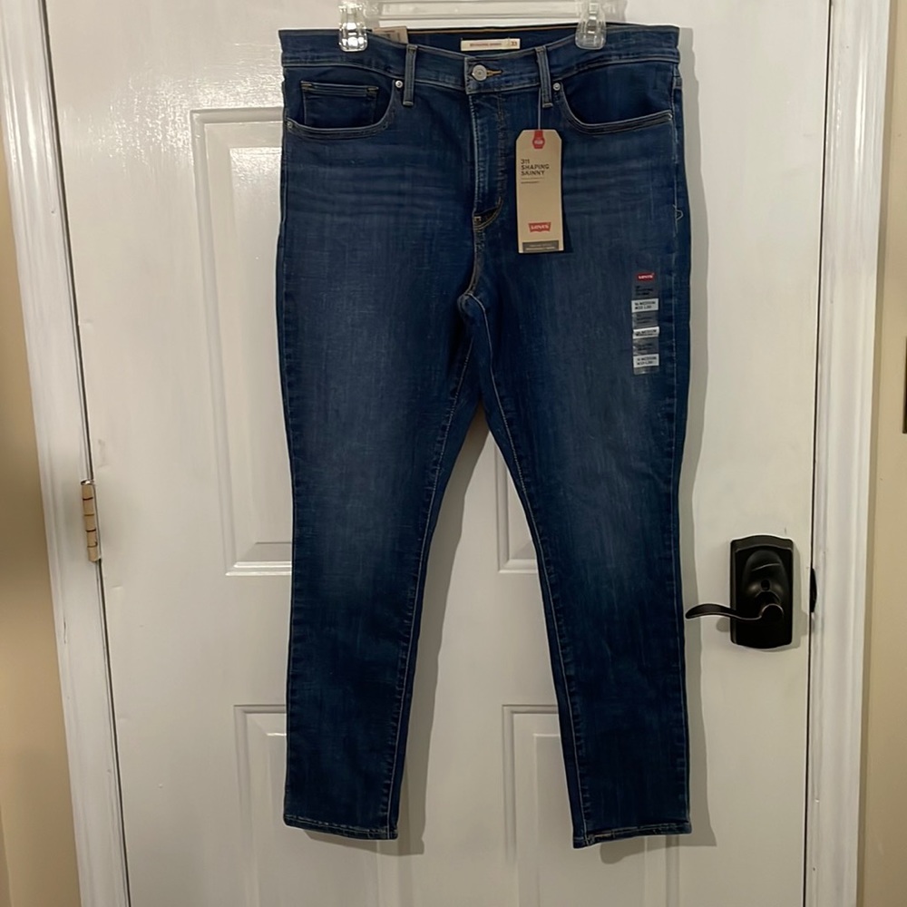 Levi Strauss 311 Shaping Skinny Jean, Blue, Size 16 Medium, NWT